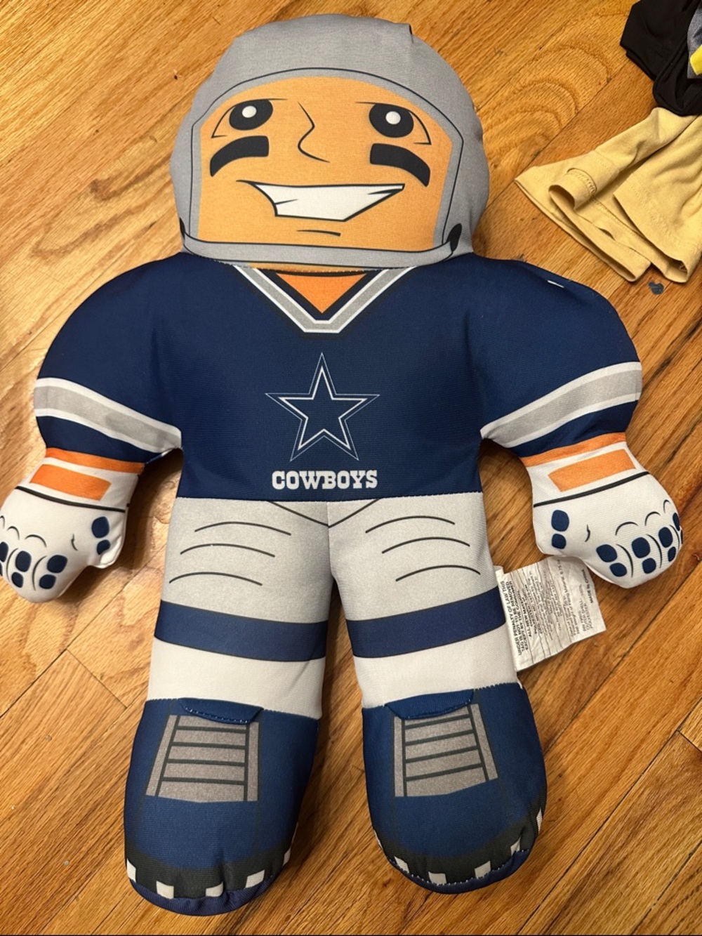 Northwest Navy Blue Gray White Cowboys Plush Football Player